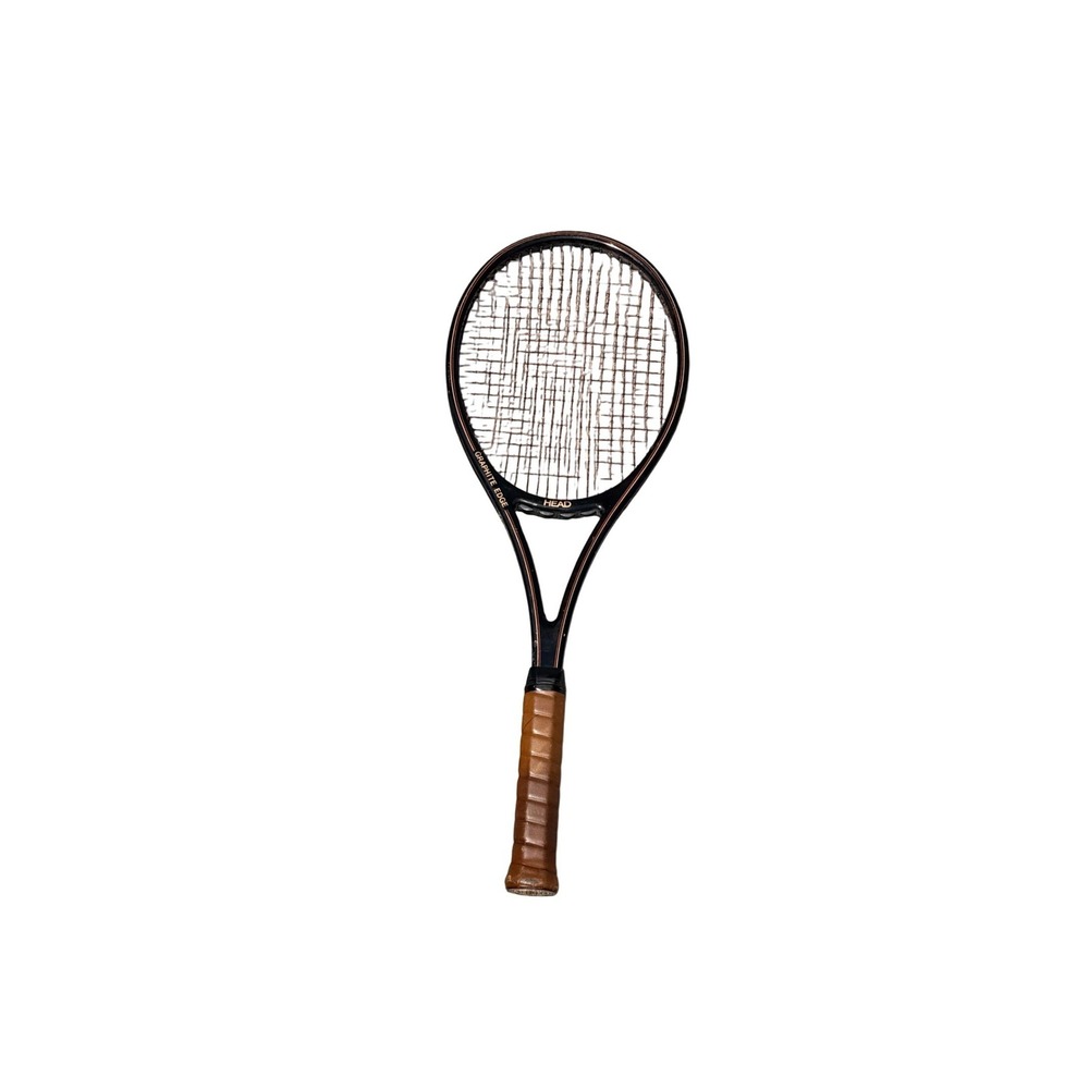 Head Graphite Edge Tennis Racquet 4 5/8 L Midsize Vintage Black Red Austria